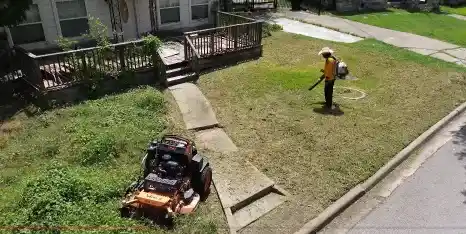 Yard debris cleanup after storm season in Lafayette, Louisiana